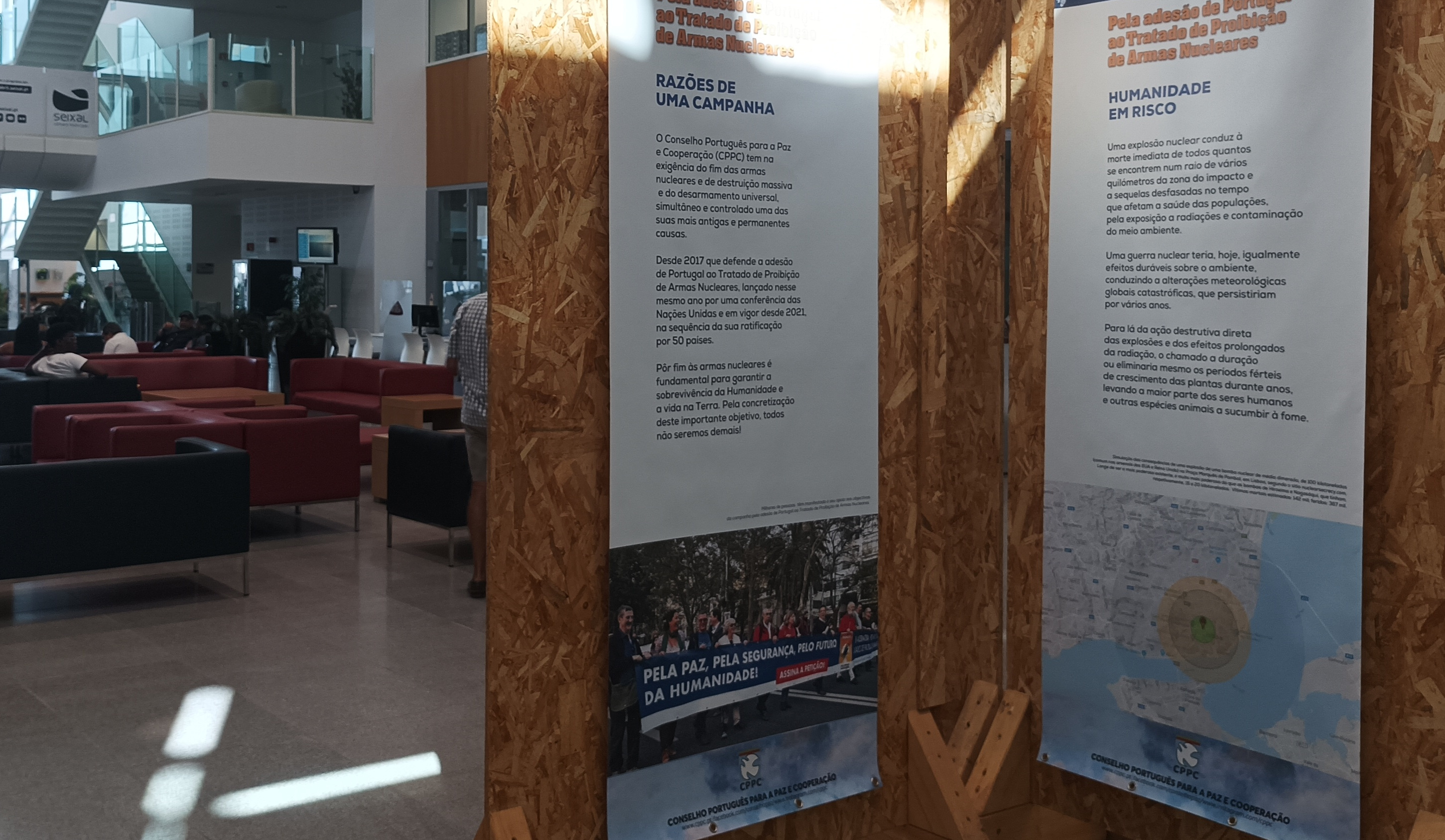 Seixal exposição armas nucleares